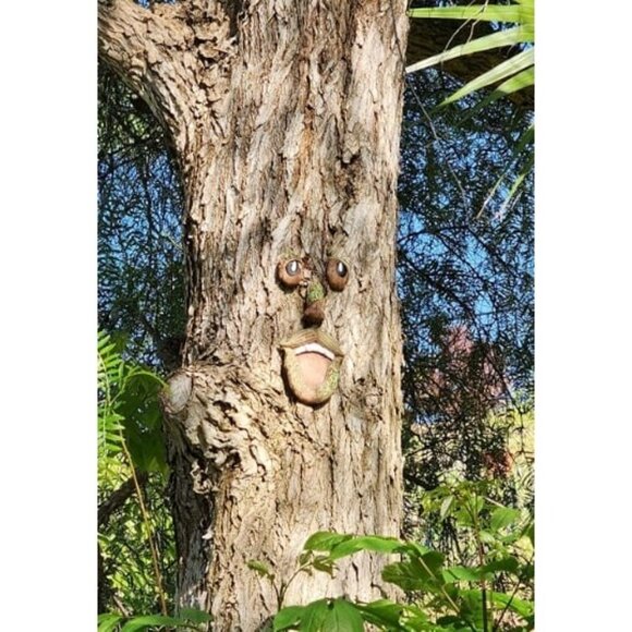 Tree Faces Decor Outdoor, Tree Face Outdoor Statues Old Man Tree Hugger - Picture 2 of 2